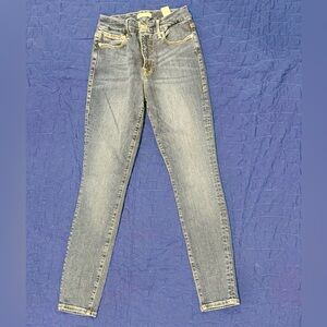 Good American Light Gray Skinny Jeans
